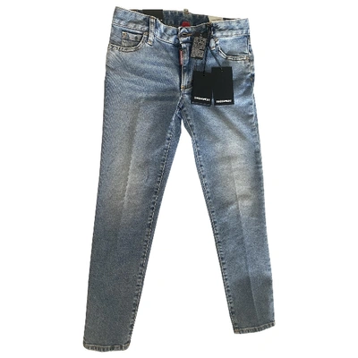 Pre-owned Dsquared2 Blue Cotton - Elasthane Jeans