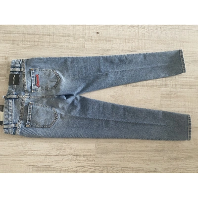 Pre-owned Dsquared2 Blue Cotton - Elasthane Jeans