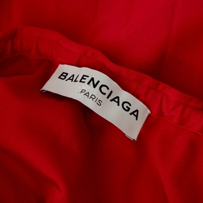 Pre-owned Balenciaga Red Synthetic Top