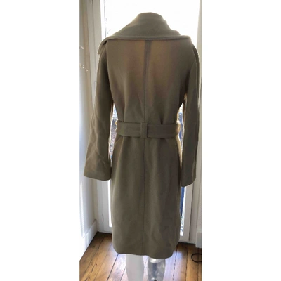 Pre-owned Vanessa Bruno Wool Coat In Beige