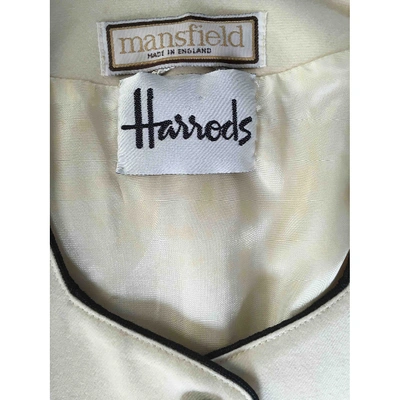Pre-owned Harrods White Wool Jacket