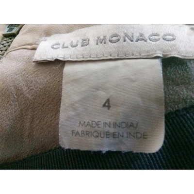 Pre-owned Club Monaco Mini Skirt In Metallic