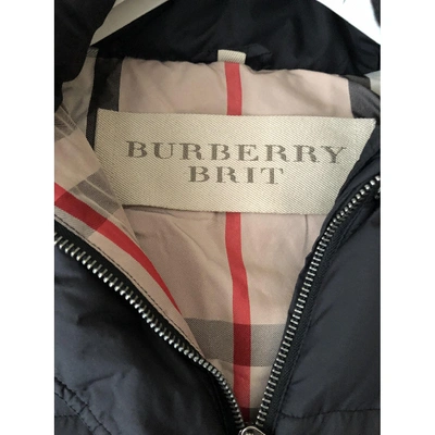 Pre-owned Burberry Black Coat