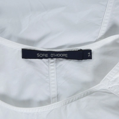 Pre-owned Sofie D'hoore White Cotton Top