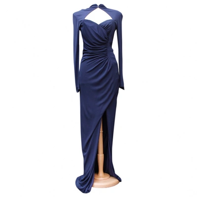Pre-owned Azzaro Blue Dress