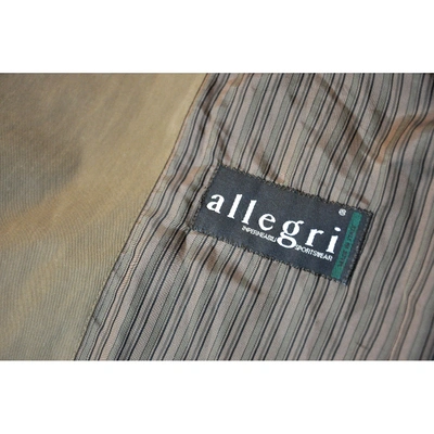 Pre-owned Allegri Ecru Trench Coat
