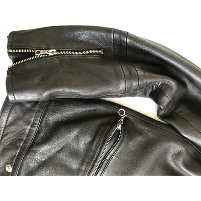 Pre-owned Tomorrowland Black Leather Leather Jacket