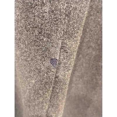 Pre-owned Chanel Grey Cashmere Coat