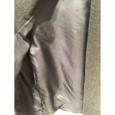 Pre-owned Chanel Grey Cashmere Coat