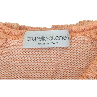 Pre-owned Brunello Cucinelli Jumper In Orange