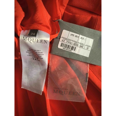 Pre-owned Alexander Mcqueen Vest In Red