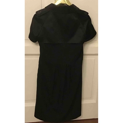 Pre-owned Burberry Black Wool Dresses