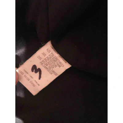 Pre-owned Gucci Silk Coat In Black