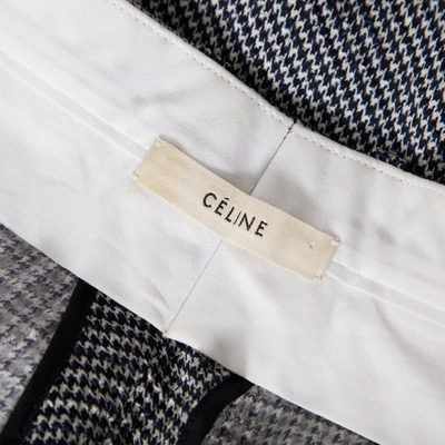 Pre-owned Celine Black Silk Trousers