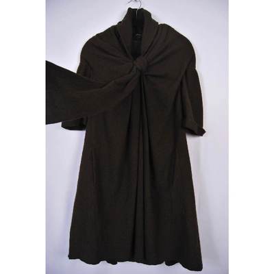 Pre-owned Marc Jacobs Wool Mid-length Dress In Brown