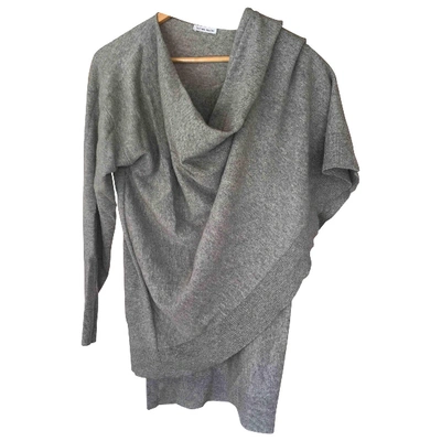 Pre-owned Tomas Maier Grey Cashmere Knitwear