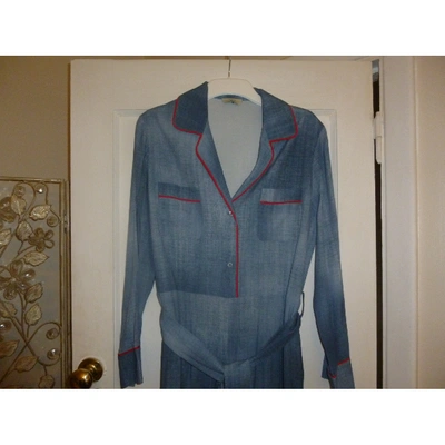 Pre-owned Fendi Jumpsuit In Blue