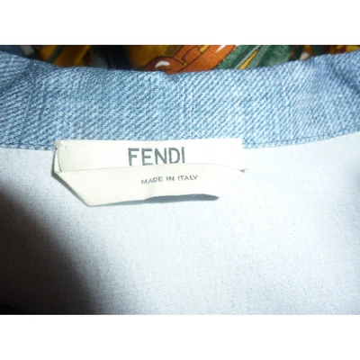 Pre-owned Fendi Jumpsuit In Blue