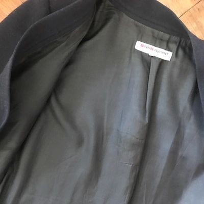 Pre-owned Saint Laurent Wool Jacket In Navy