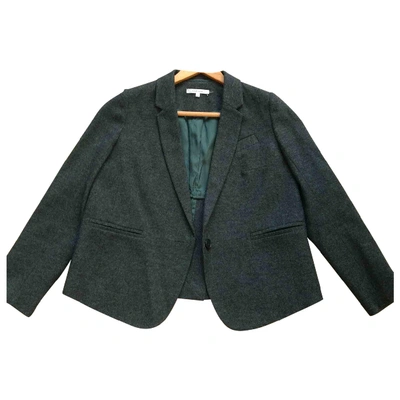 Pre-owned Carven Wool Blazer In Green