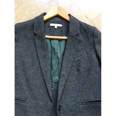 Pre-owned Carven Wool Blazer In Green