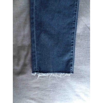 Pre-owned 7 For All Mankind Trousers In Grey