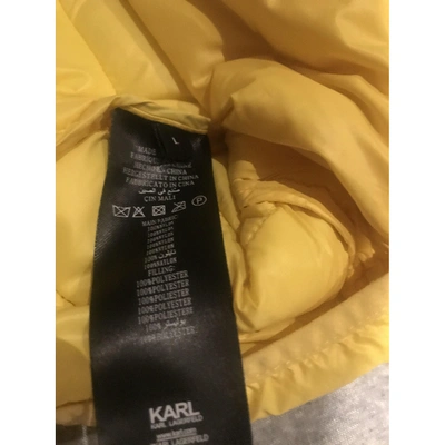 Pre-owned Karl N Yellow Coat