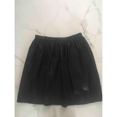 Pre-owned Blumarine Mini Skirt In Black