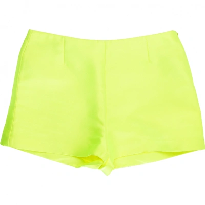 Pre-owned Valentino Yellow Shorts