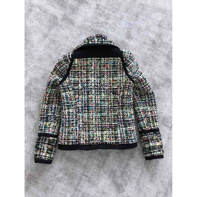 Pre-owned Balenciaga Tweed Jacket In Multicolour