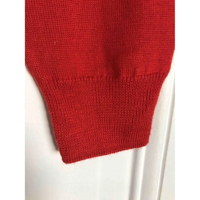 Pre-owned Carven Wool Jumper In Red