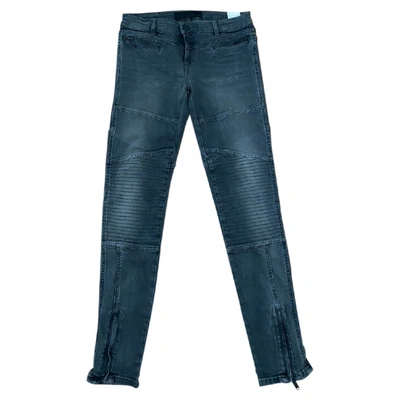 Pre-owned Karl Slim Jeans In Grey