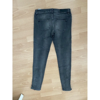 Pre-owned Karl Slim Jeans In Grey