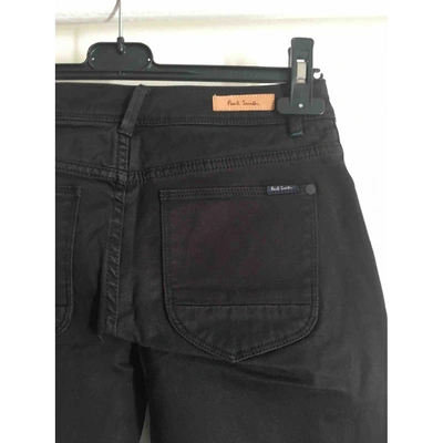 Pre-owned Paul Smith Straight Pants In Black