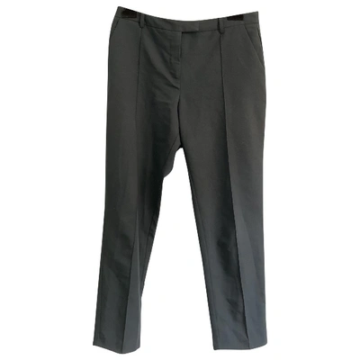 Pre-owned Topshop Tophop  Navy Trousers