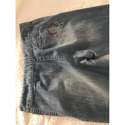 Pre-owned Kenzo Blue Denim - Jeans Trousers
