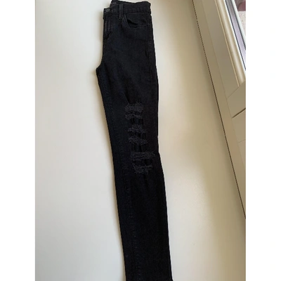 Pre-owned J Brand Slim Jeans In Black