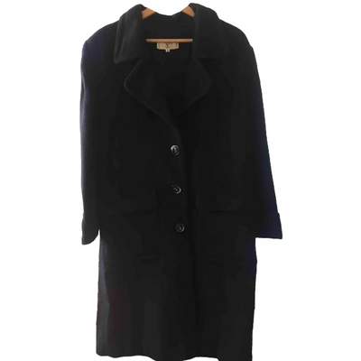 Pre-owned Valentino Black Wool Coat