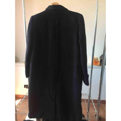 Pre-owned Valentino Black Wool Coat