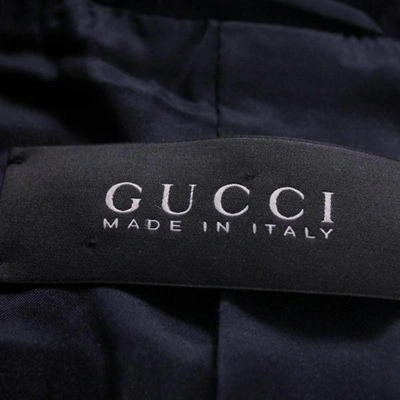 Pre-owned Gucci Navy Wool Coat