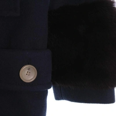 Pre-owned Gucci Navy Wool Coat