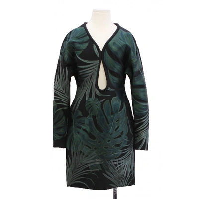 Pre-owned Jay Ahr Mid-length Dress In Green