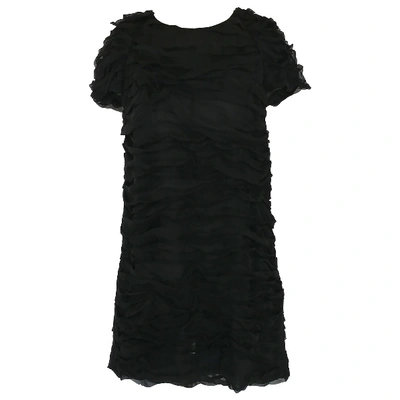 Pre-owned Chloé Silk Mid-length Dress In Black
