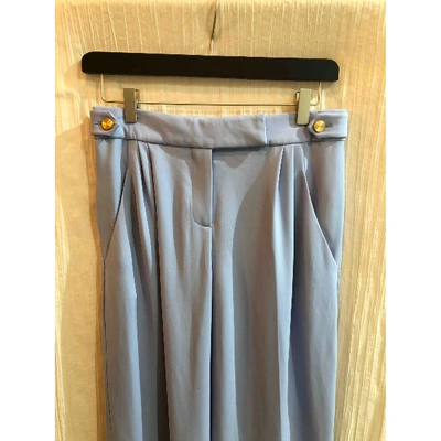 Pre-owned Tod's Blue Trousers