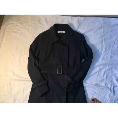 Pre-owned Freda Trench Coat In Blue