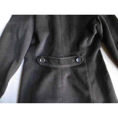 Pre-owned Saint Laurent Brown Wool Coat