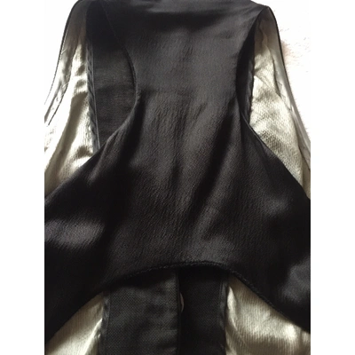 Pre-owned Alessandra Marchi Black Leather Knitwear