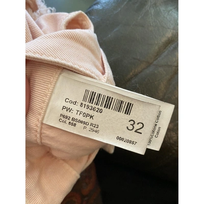 Pre-owned Dondup Pink Cotton Jeans