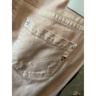 Pre-owned Dondup Pink Cotton Jeans