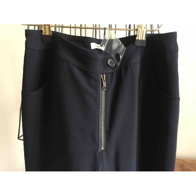 Pre-owned Manoush Large Pants In Black